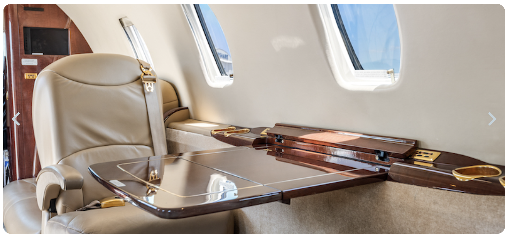 Citation XLS N789KG interior
